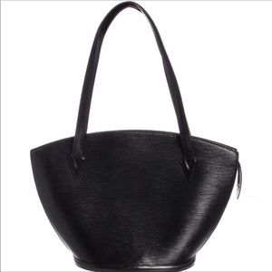 Louis Vuitton Black Epi handbag